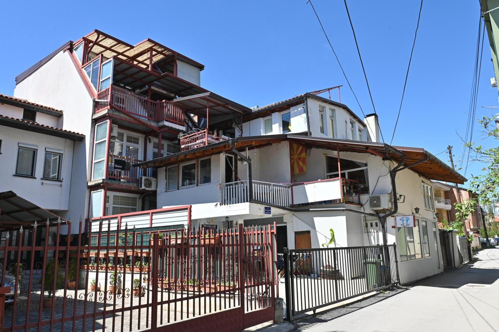 Blue Lake Hostel Ohrid Exterior foto